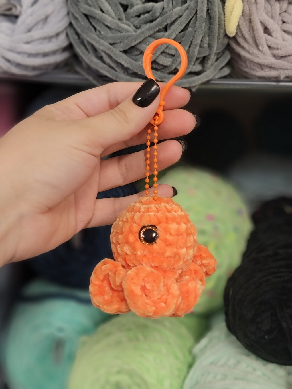 Octopus keychain