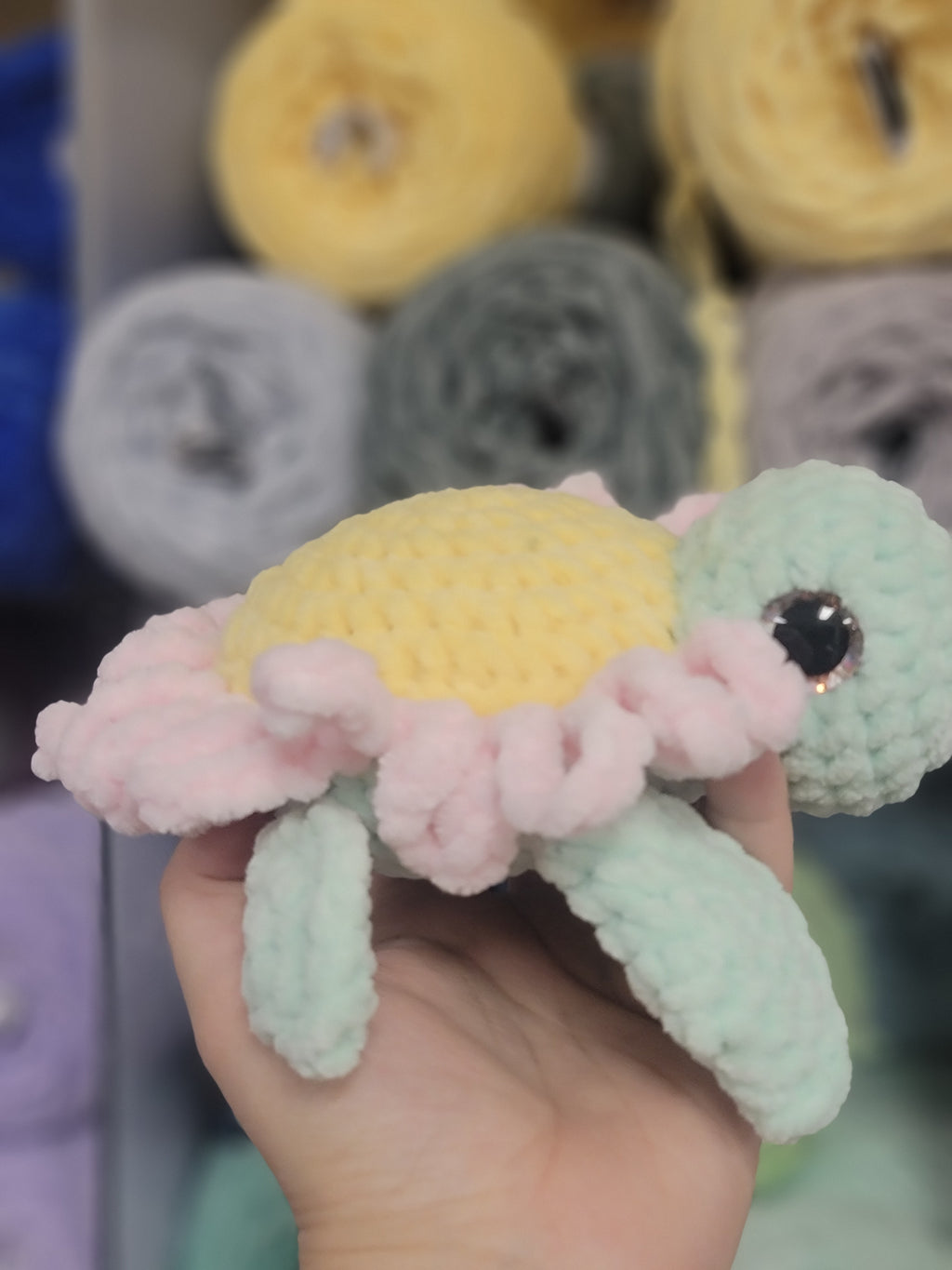 Pink Daisy Turtle
