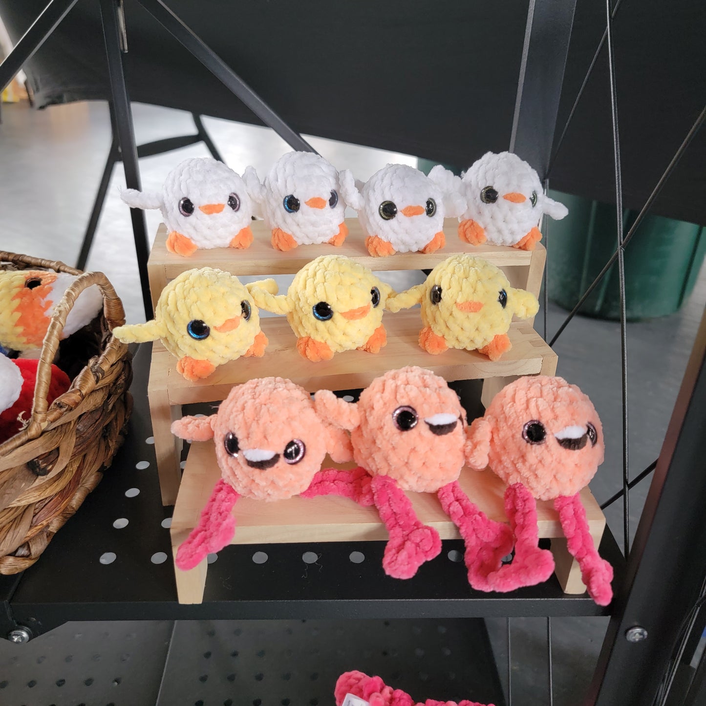 Mini bird plushie